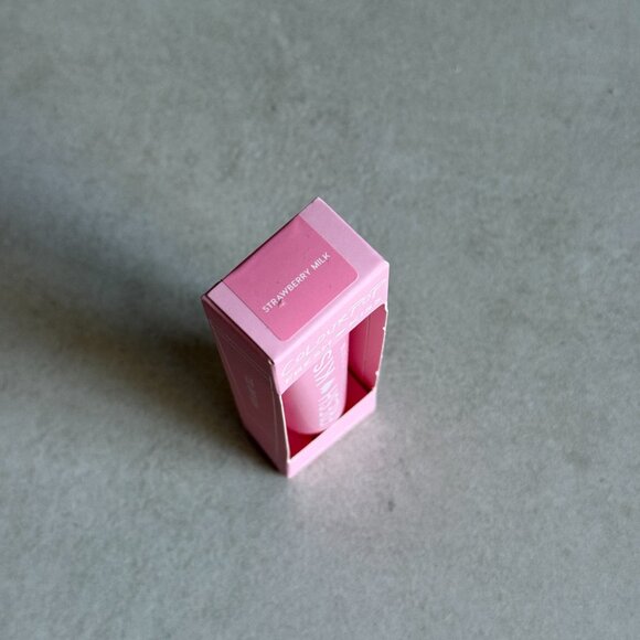 ColourPop Fresh Kiss Glossy Lip Balm in Strawberry Milk 0.49 oz Pink Hydrating - Picture 4 of 4